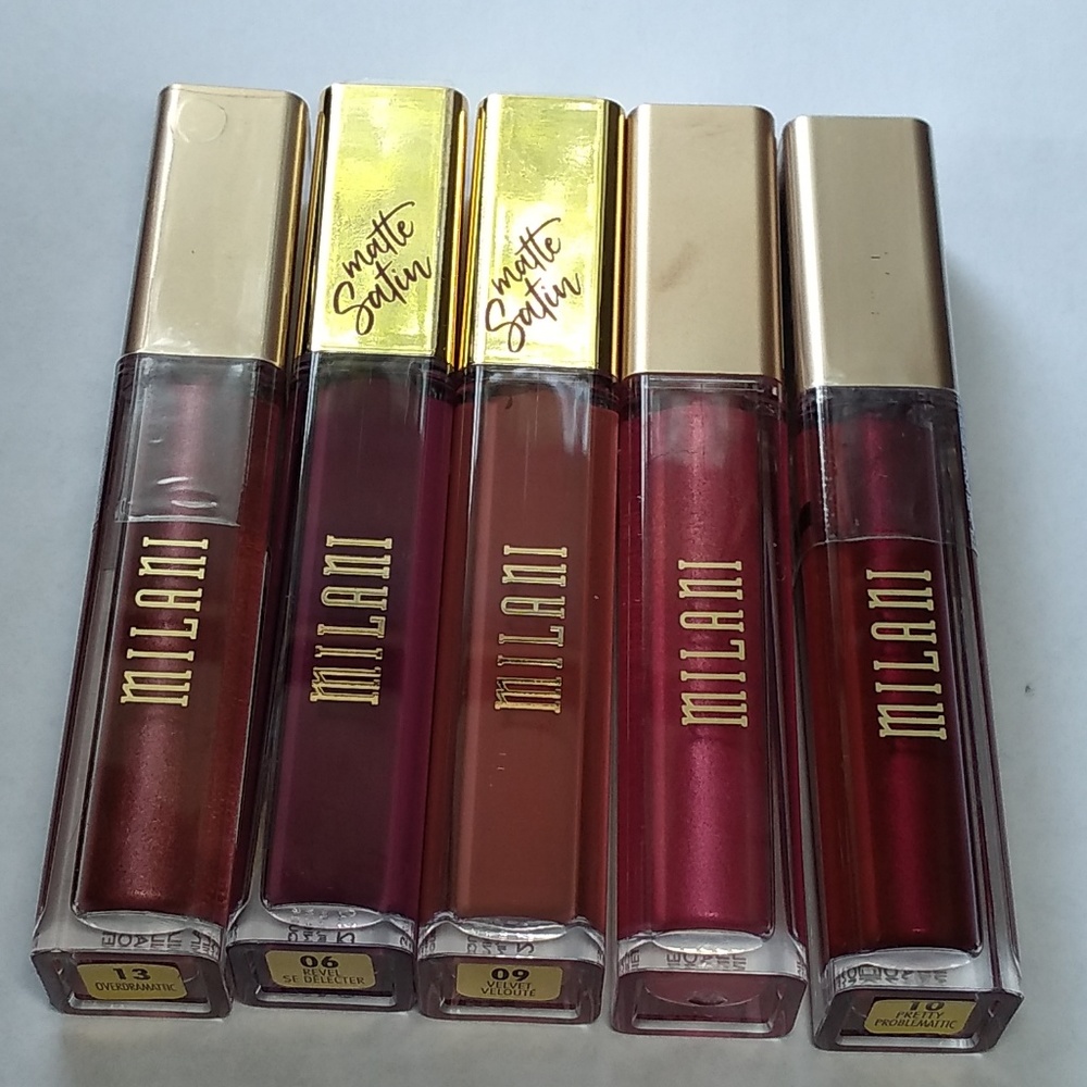 Milani Amore Matte Satin Lip Creme/Matte Metallic.